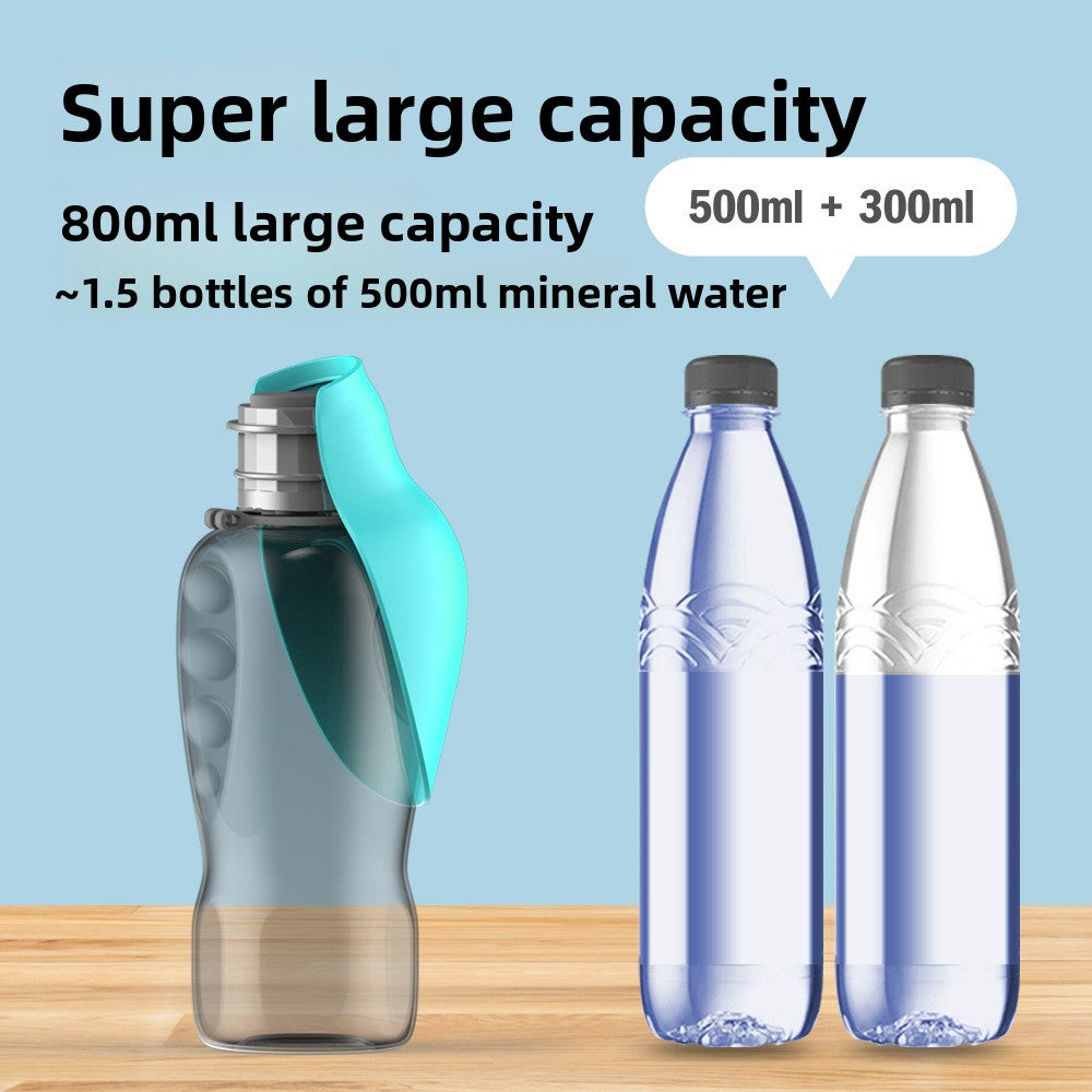 Botella de agua portátil para perros
