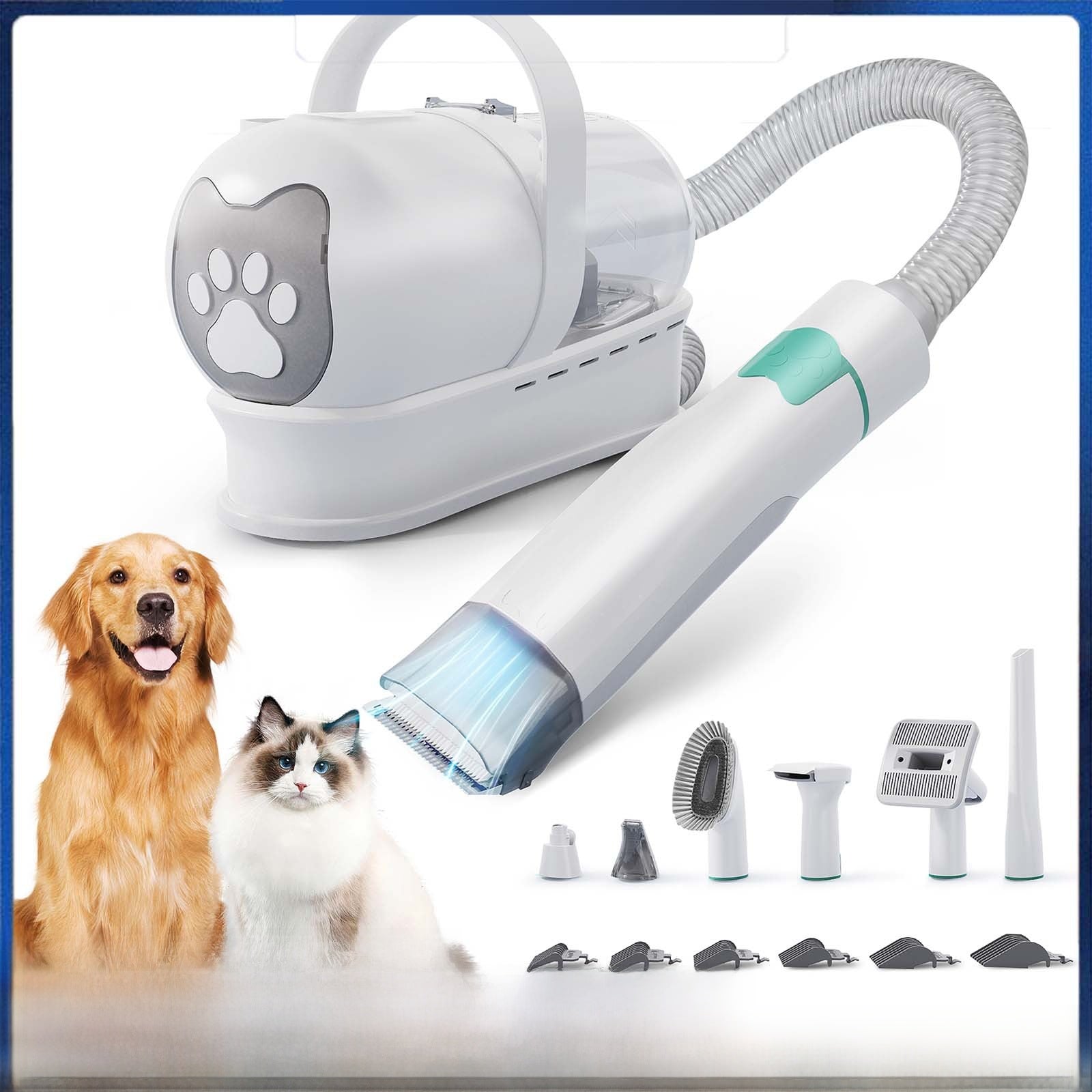 Kit multifuncional de aseo para mascotas 7 en 1