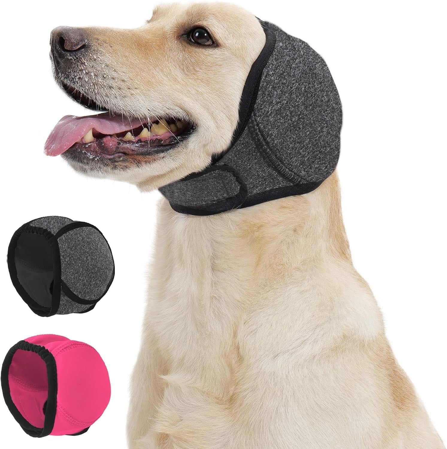 Capucha con orejeras ajustables y cómodas para perros
