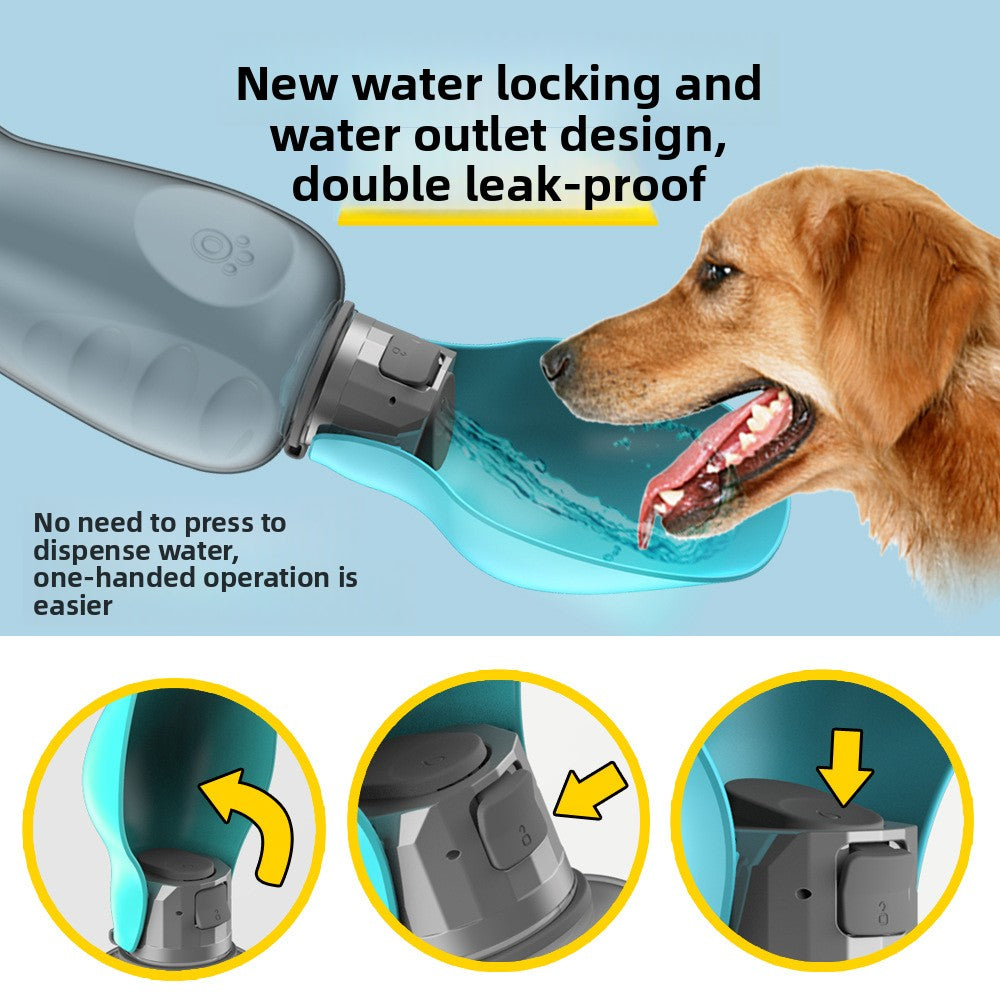 Botella de agua portátil para perros