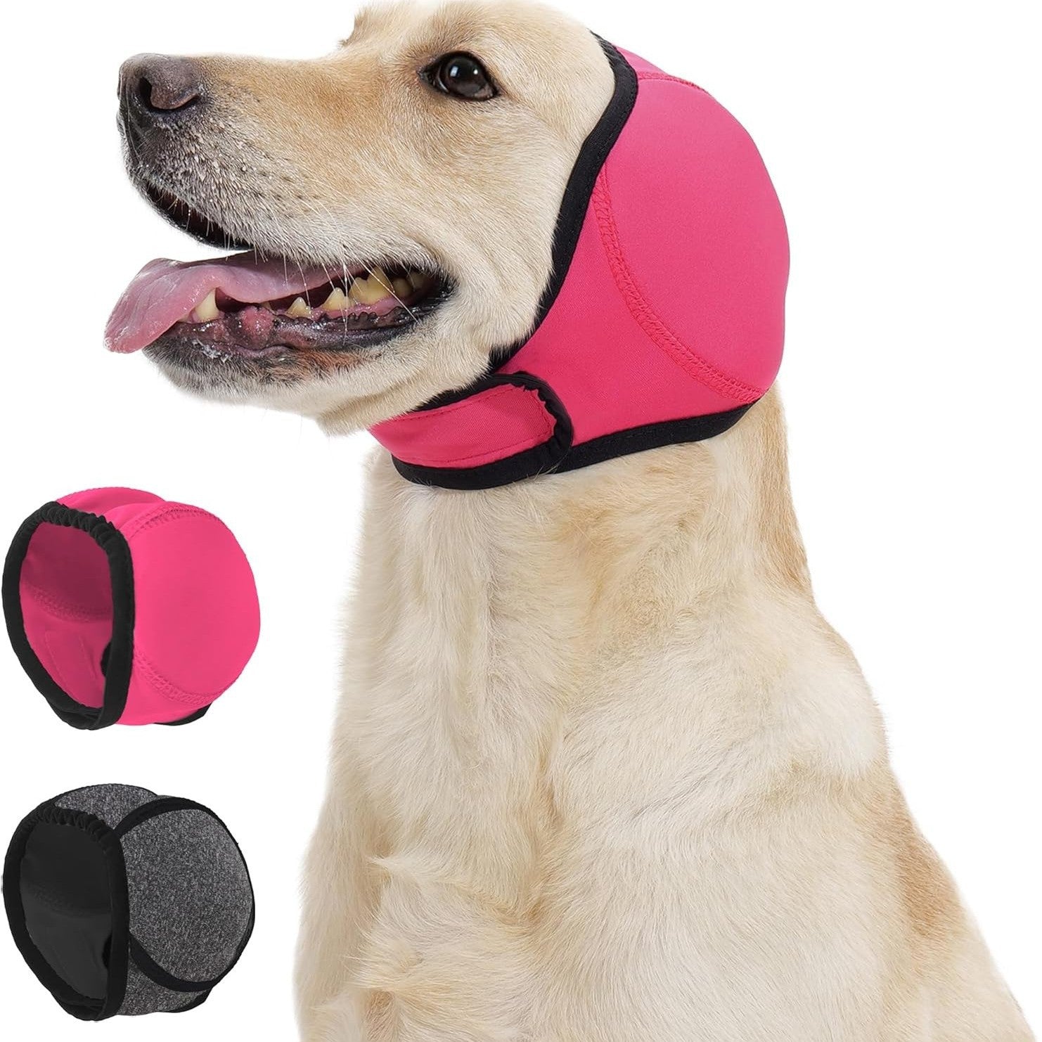 Capucha con orejeras ajustables y cómodas para perros